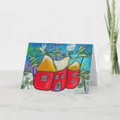 冬の平和クリスマスカード シーズンカード (正面)