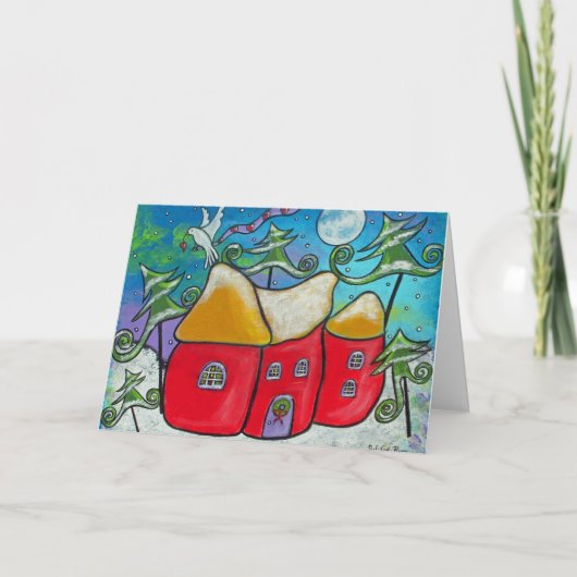 冬の平和クリスマスカード シーズンカード (正面)