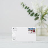 冬の平静の基本的な名刺 名刺 (スタンド正面)