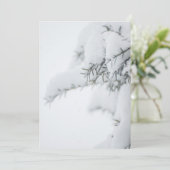 冬の幸せな日 サンキューカード (スタンド正面)