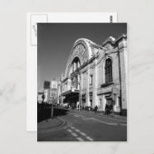 冬の庭園(B/W) ポストカード (正面/裏面)