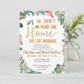 冬の引っ越し祝いパーティーパーティの招待状 招待状 (スタンド正面)