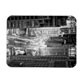 冬の後シカゴの北ミシガン通り マグネット (横)