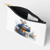 冬の心地よい冬が訪れる特別なウサギ アクセサリーポーチ (見開き)