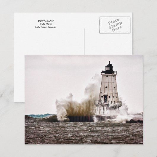 冬の怒り ポストカード (正面/裏面)