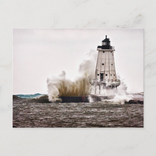 冬の怒り ポストカード (正面)