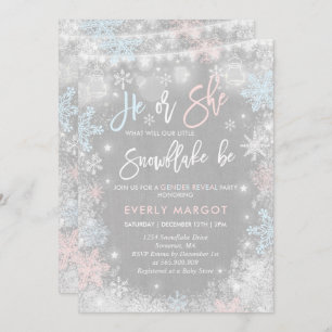 冬の性は招待状の素朴なベビーシャワーを明らかにします 招待状