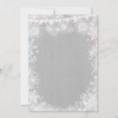 冬の性は素朴な招待状を明らかにします明らかにします 招待状 (裏面)