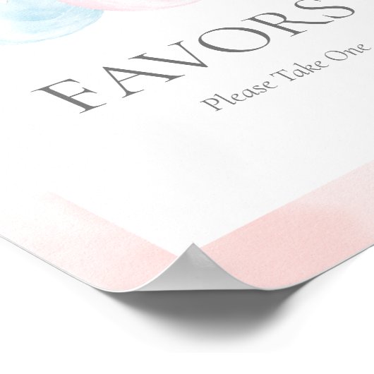 冬の性別が赤ちゃんのシャワーの兆候を明らかにする ポスター (角)