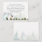 冬の性別によるブックリクエストの表示 エンクロージャーカード (正面/裏面)