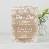 冬の性別の明らかな招待状の明素朴らかさ 招待状 (スタンド正面)