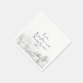 冬の恋の笑い声と楽しい時間 スタンダードカクテルナプキン (角)