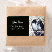 冬の恋の鳥 ラベル (インサイチュ)