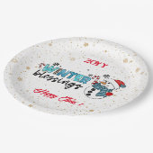 冬の恵みカスタマイズ ペーパープレート (アングル)