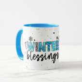 冬の恵みカスタマイズ マグカップ (正面左)