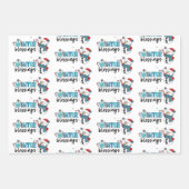 冬の恵みカスタマイズ ラッピングペーパーシート (正面)