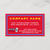 冬の恵みカスタマイズ 名刺 (裏面)