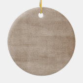 冬の恵みプレイドトインデナー セラミックオーナメント (裏面)