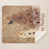 冬の恵み シェルパブランケット (正面(横))