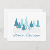 冬の恵み ポストカード (正面/裏面)