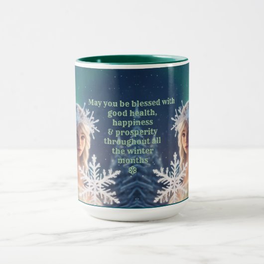 冬の恵み マグカップ (中央)