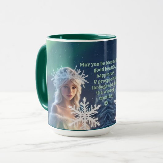 冬の恵み マグカップ (正面左)