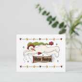 冬の恵みTシャツとギフト ポストカード (スタンド正面)