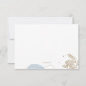 冬の悔やみや弔慰サンキューカード サンキューカード (裏面)