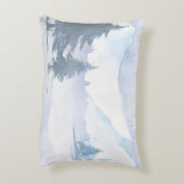 冬の情景の両面プリント アクセントクッション (裏面(縦))