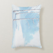 冬の情景の両面プリント アクセントクッション (正面(垂直))