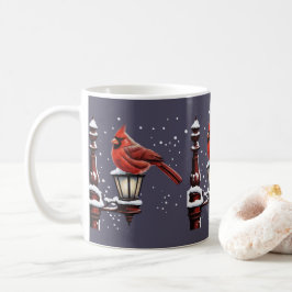 冬の情景 カーディナルバード ホリデークリスマス コーヒーマグカップ