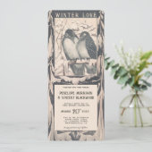 冬の愛の鳥結婚- s 招待状 (スタンド正面)