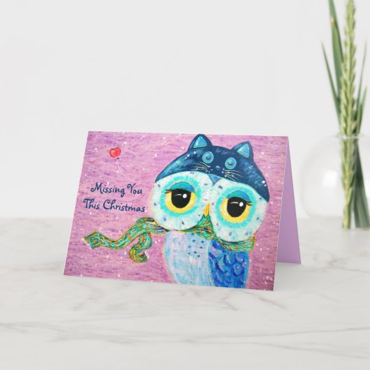 冬の愛 – 恋しく思今年のクリスマス シーズンカード (正面)