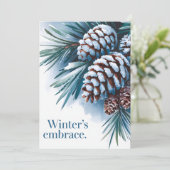 冬の抱擁 – クリスマスカード (スタンド正面)