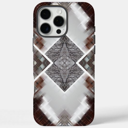 冬の抽象幾何学模様 Case-Mate iPhoneケース (裏面)