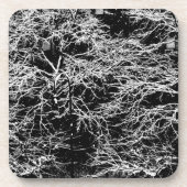 '冬の抽象芸術'コルクコースターセット コースター (正面)