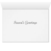 '冬の抽象芸術'ホリデーカード – シーズン (内部横(下))