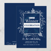 冬の招待状 招待状 (正面/裏面)