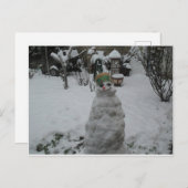 冬の挨拶カード ポストカード (正面/裏面)