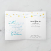 冬の挨拶状:: お洒落なchristmastree 1P シーズンカード (内部)