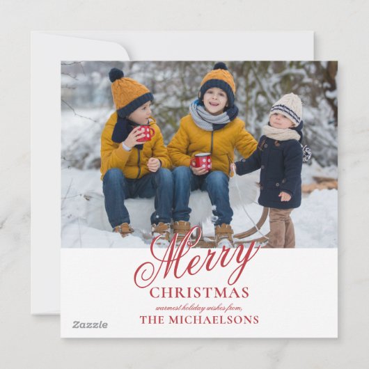 冬の挨拶 シーズンカード (裏面)