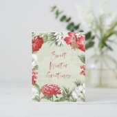 冬の挨拶 シーズンポストカード (スタンド正面)