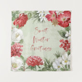 冬の挨拶 タペストリー (正面(横))