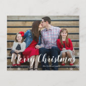 冬の挨拶 ホリデー ポストカード (正面)