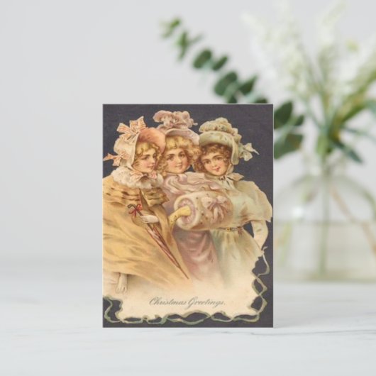 冬の挨拶 ポストカード (スタンド正面)