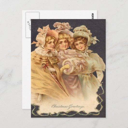 冬の挨拶 ポストカード (正面/裏面)