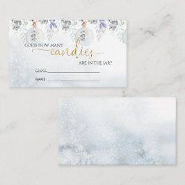 冬の推測キャンディエンクロージャカードの数 エンクロージャーカード