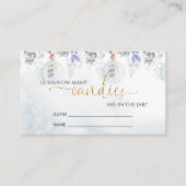 冬の推測：お菓子の封筒カード エンクロージャーカード (正面)