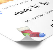 冬の救済熊は忙しMom-to-Beポスター ポスター (角)