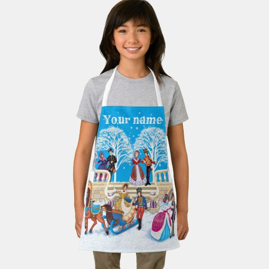 冬の散歩 エプロン (インサイチュ)